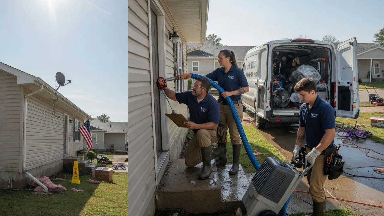 Ceiling Water Damage Restoration in Beverly, OH near me